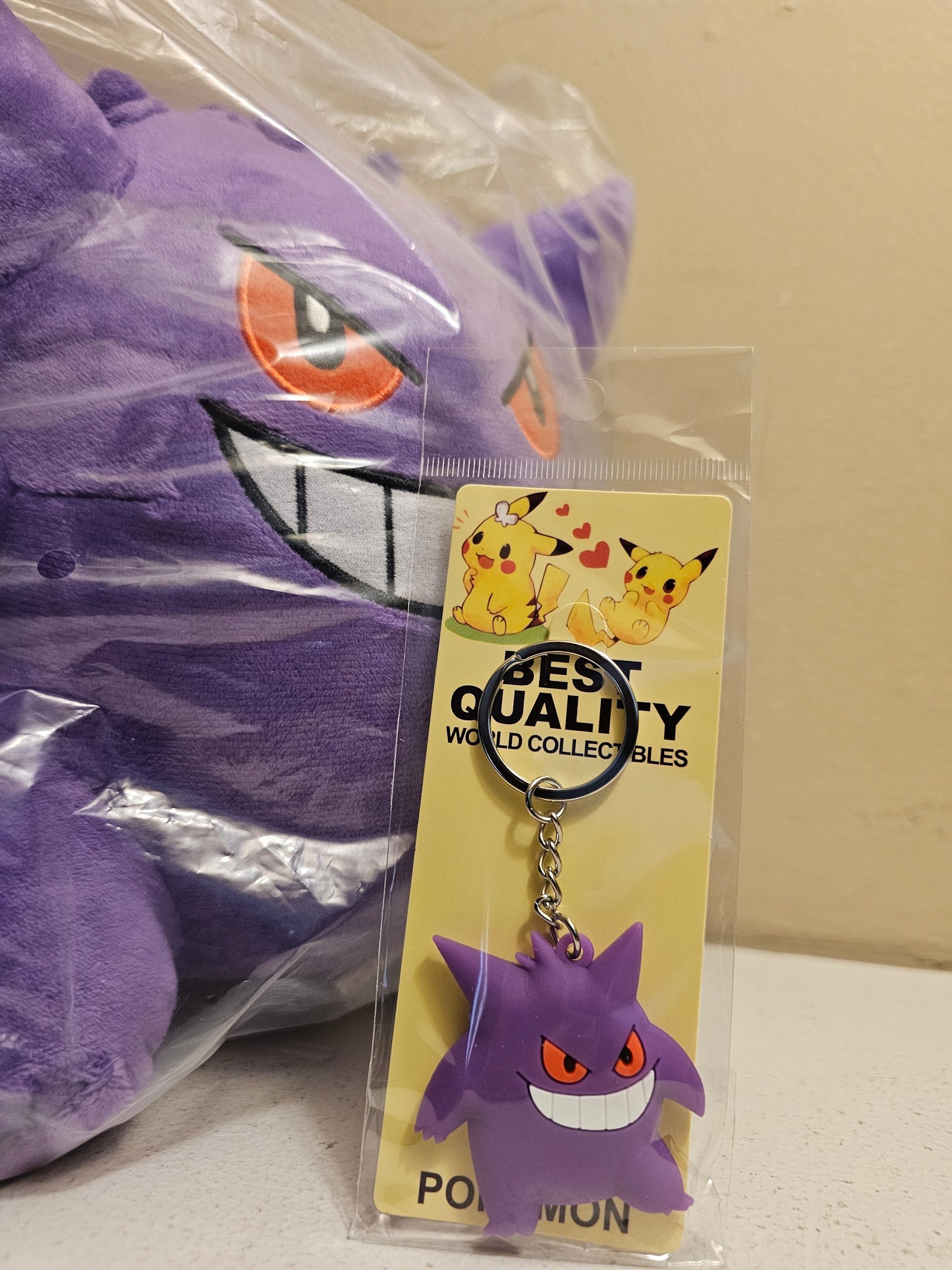 Keychain 3D anime pokemon (gengar)
