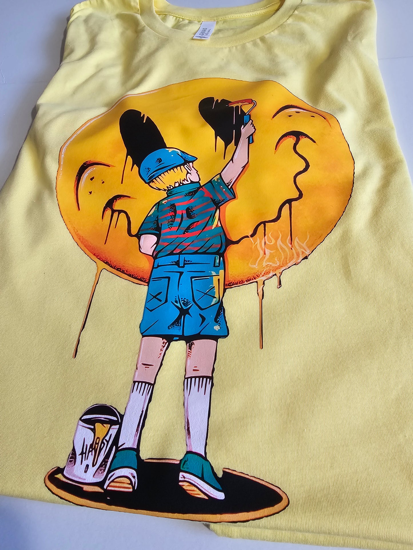 Canvas shirt XL (happy sun)