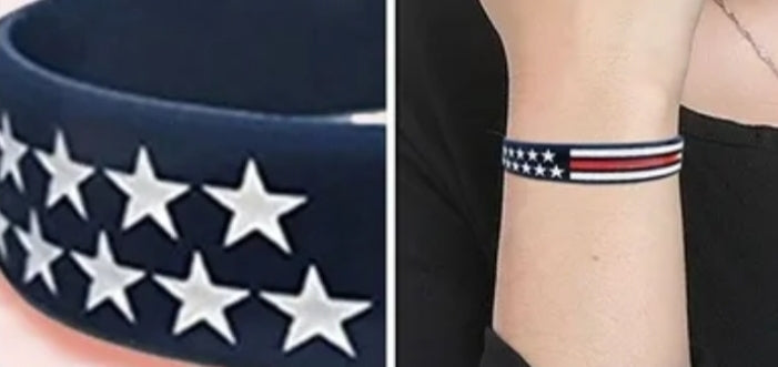 Wristband. ( american flag)