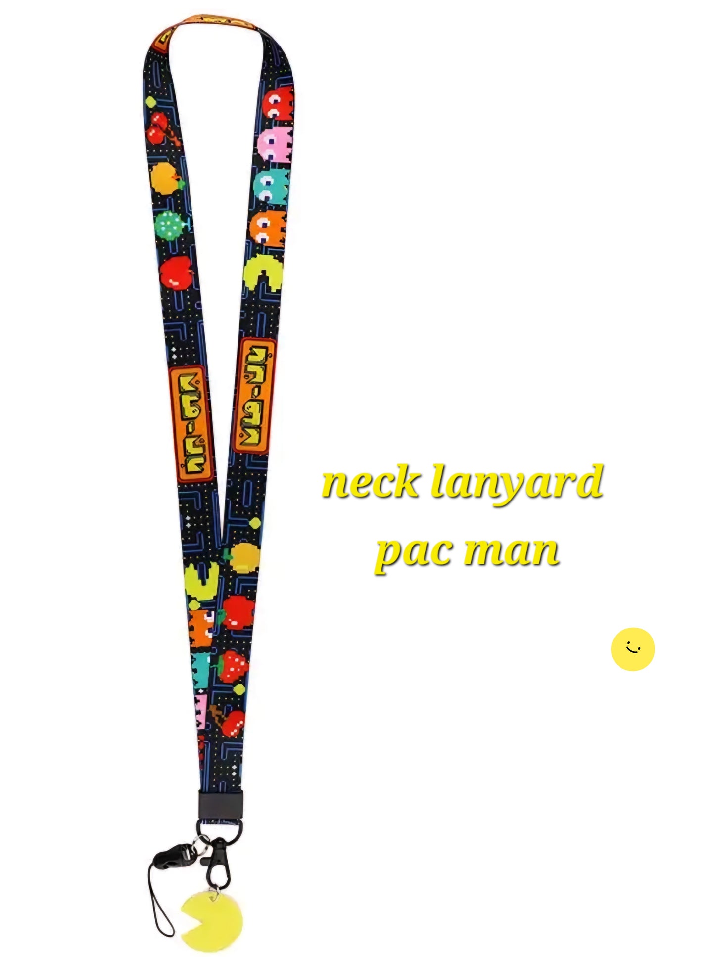 Classic arcade game pacman design keychain
Ideal for storing keys,