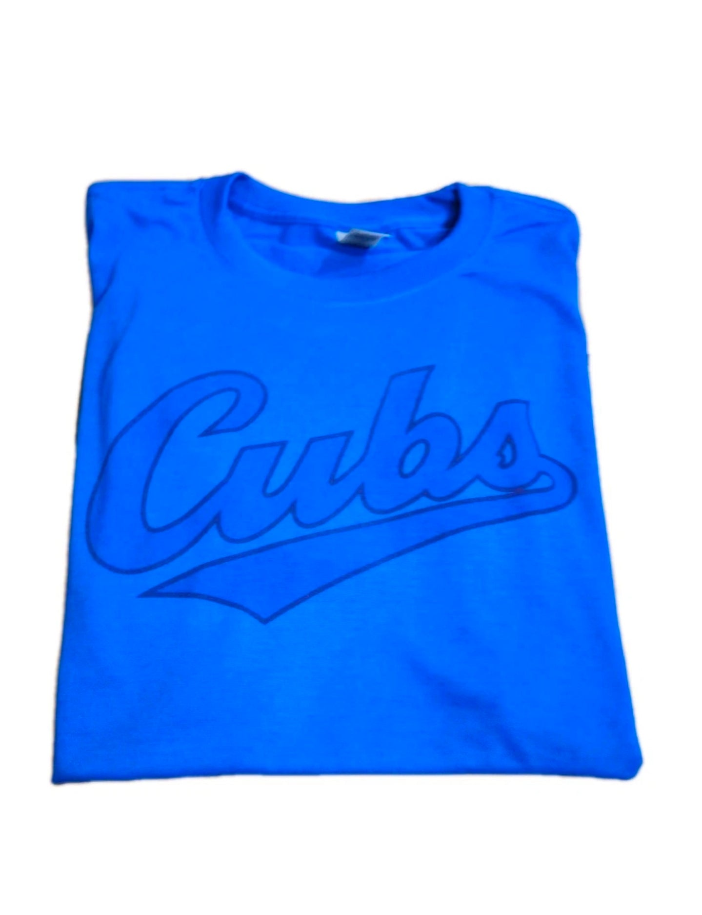 T- Shirt Royal Blue Cubs Logo Size M