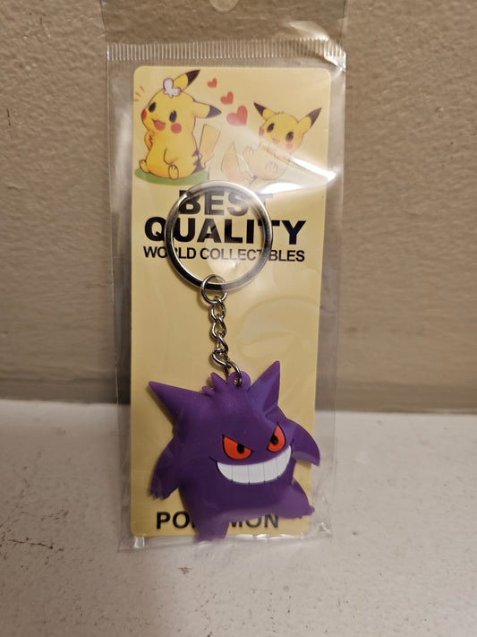 Keychain 3D anime pokemon (gengar)