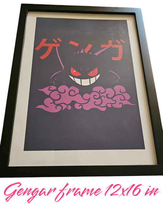 bundle gengar fan  frame 12x16 in