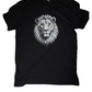 t shirt men White Lion  Face  Size L