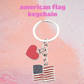 american flag  keychain