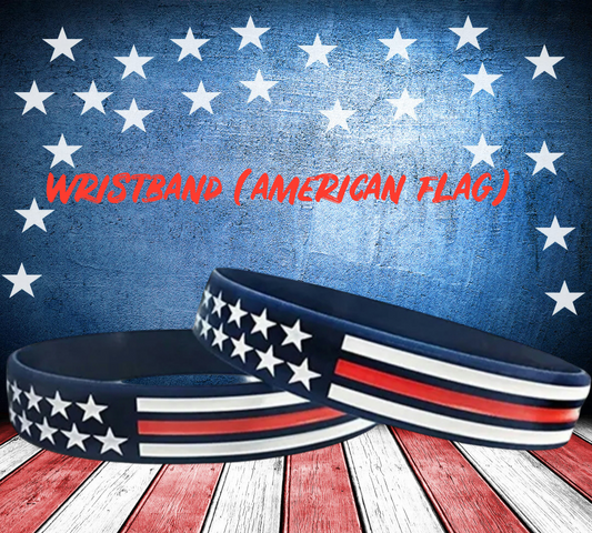 Wristband. ( american flag)