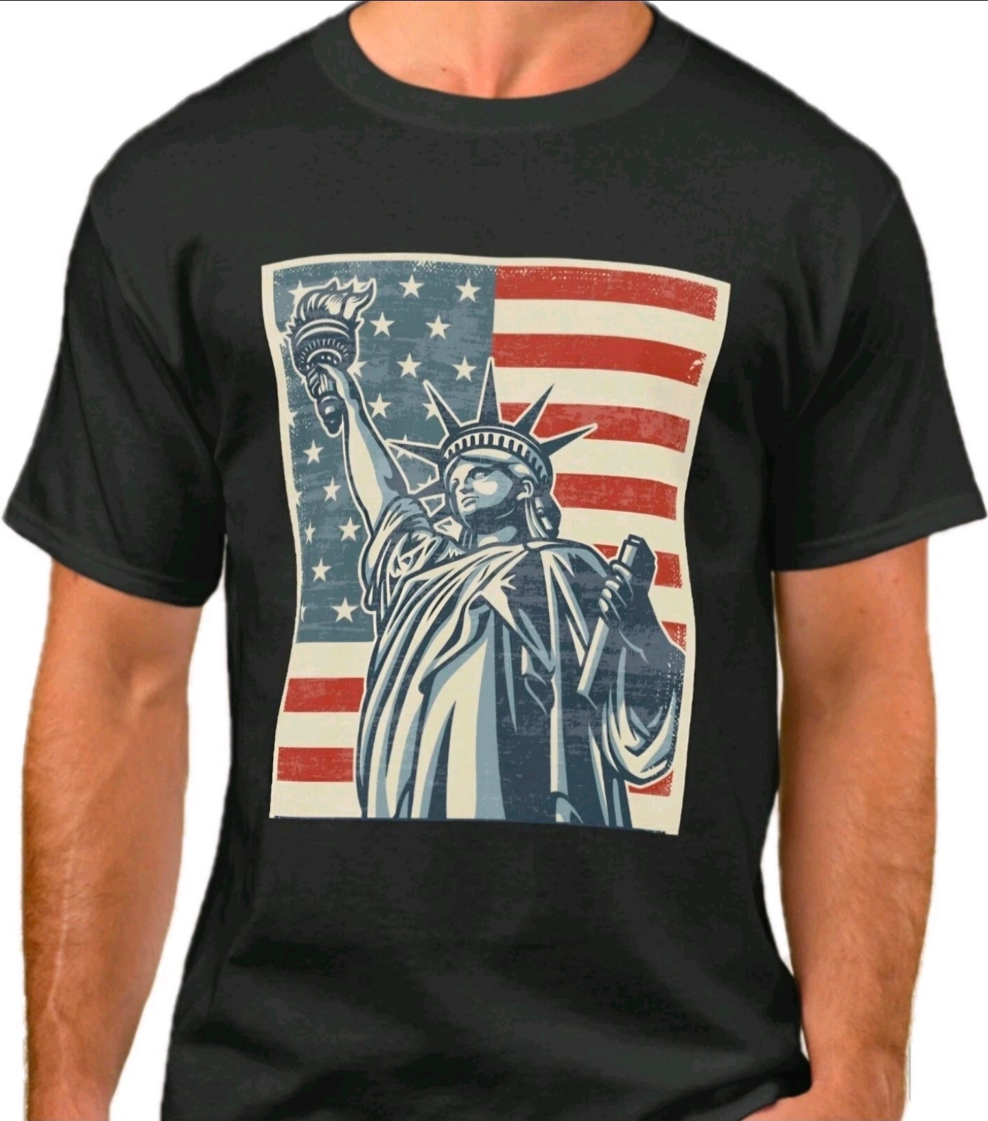T-Shirt.  statue of  liberty  size XL