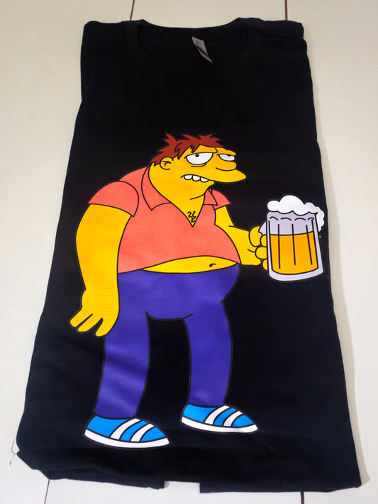 t shirt  Character Barney From The Simpsons   Size L