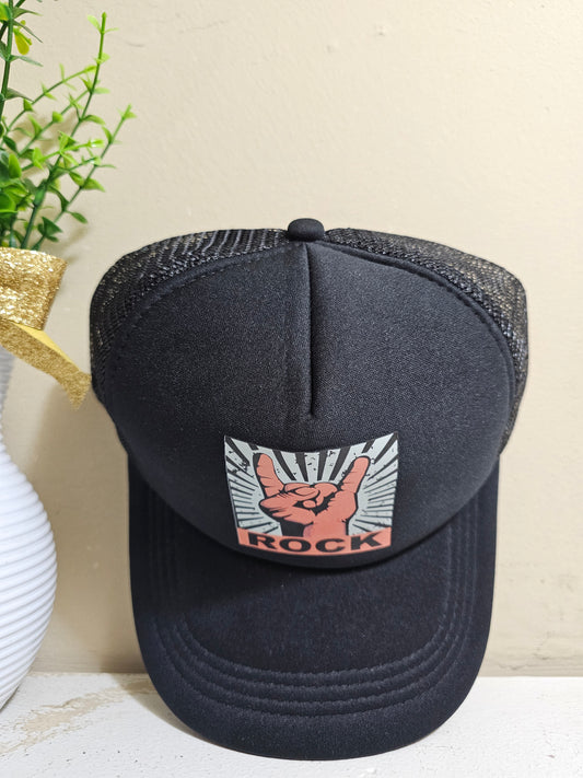 Fashion rock logo baseball cap for men color
