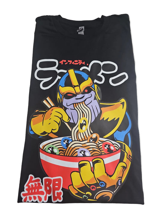 thanos Shirt Men's Large Black Short Sleeve Graphic Tee