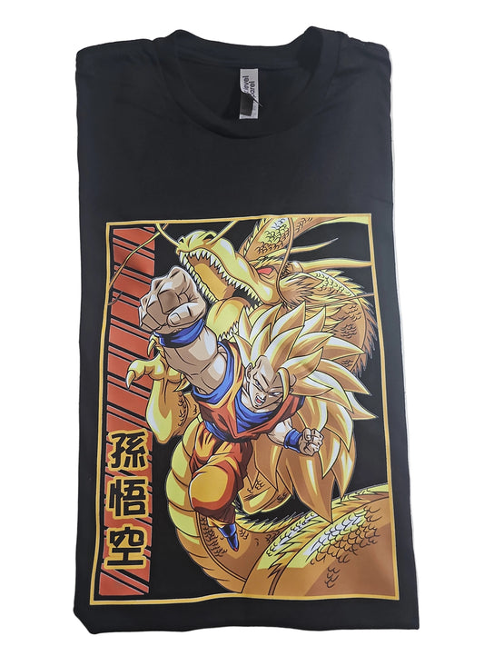 T-Shirt Dragon Ball Z Super Saiyan 3 Goku Size M