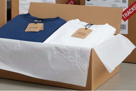 track packages shirts 